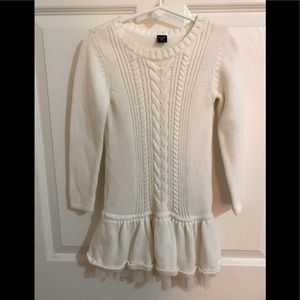 Baby GAP- Toddler Girl Sweater Dress- Size 4